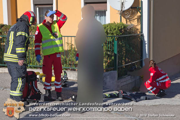 20181031 Wohnhausbrand in Enzesfeld  Foto: © Stefan Schneider BFK Baden