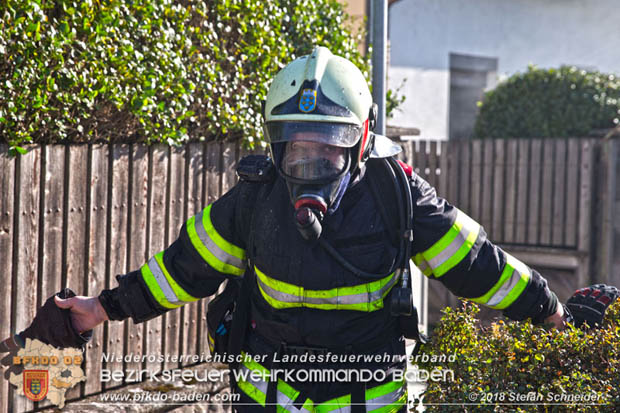 20181031 Wohnhausbrand in Enzesfeld  Foto: © Stefan Schneider BFK Baden