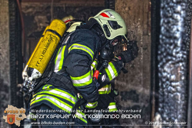 20181031 Wohnhausbrand in Enzesfeld  Foto: © Stefan Schneider BFK Baden