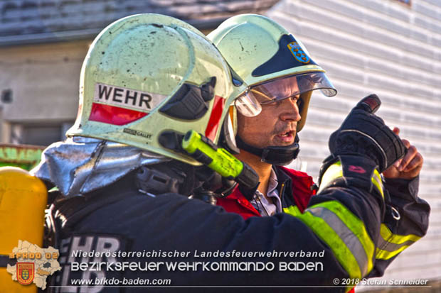 20181031 Wohnhausbrand in Enzesfeld  Foto: © Stefan Schneider BFK Baden