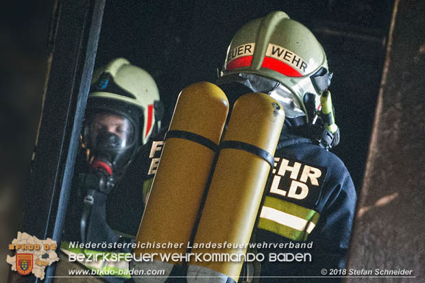20181031 Wohnhausbrand in Enzesfeld  Foto: © Stefan Schneider BFK Baden