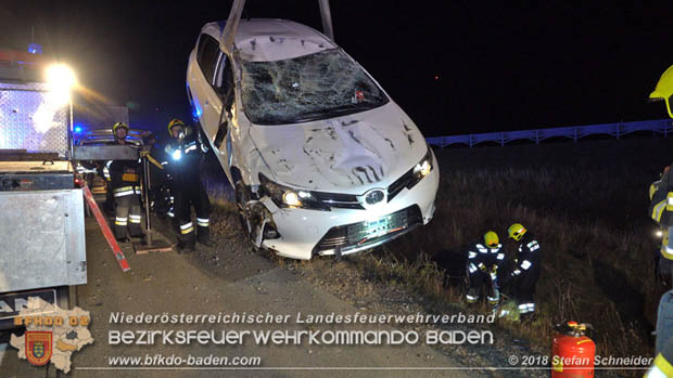 20181117 Verkehrsunfall A2 RFB Wien Höhe Bad Vöslau  Foto: © Stefan Schneider