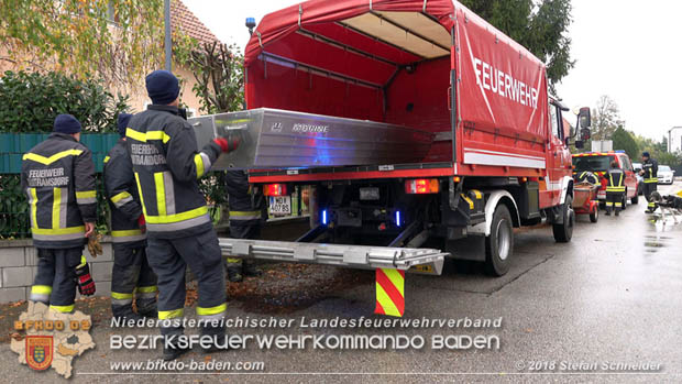 20181120 Kleiner Gewässerschaden auf Teich in der Eigenheimsiedlung Möllersdorf/Guntramsdorf Foto: © Stefan Schneider BFK BADEN 20181120 Kleiner Gewässerschaden auf Teich in der Eigenheimsiedlung Möllersdorf/Guntramsdorf Foto: © Stefan Schneider BFK BADEN