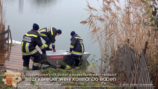20181120 Kleiner Gewässerschaden auf Teich in der Eigenheimsiedlung Möllersdorf/Guntramsdorf Foto: © Stefan Schneider BFK BADEN 20181120 Kleiner Gewässerschaden auf Teich in der Eigenheimsiedlung Möllersdorf/Guntramsdorf Foto: © Stefan Schneider BFK BADEN