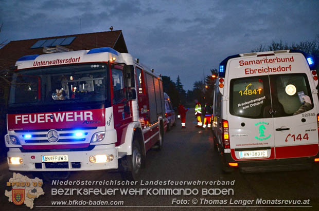 20181203 Feuerwehr unterstuetzt bei medizinischen Notfall  Foto: © Thomas Lenger Monatsrevue.at