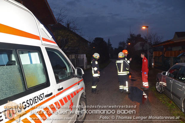 20181203 Feuerwehr unterstuetzt bei medizinischen Notfall  Foto: © Thomas Lenger Monatsrevue.at