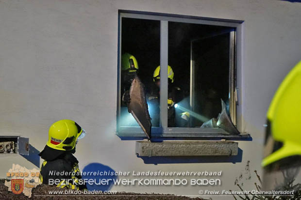 20181208 Wohnhausbrand mit vermutlicher Personenrettung in Trumau  Foto: © Freiwillige Feuerwehr Oberwaltersdorf