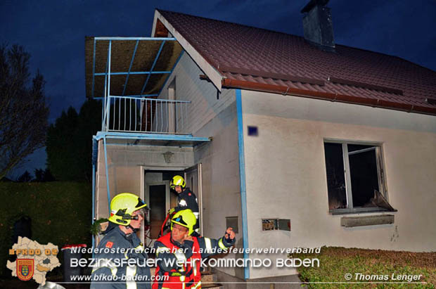 20181208 Wohnhausbrand mit vermutlicher Personenrettung in Trumau  Foto: © Thomas Lenger