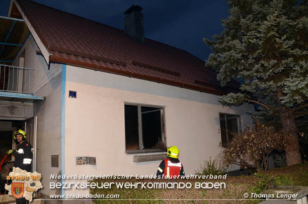 20181208 Wohnhausbrand mit vermutlicher Personenrettung in Trumau  Foto: © Thomas Lenger