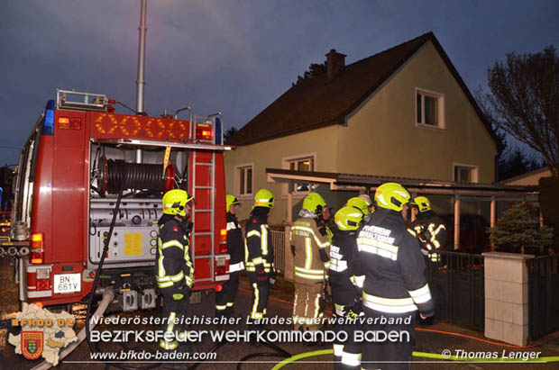 20181208 Wohnhausbrand mit vermutlicher Personenrettung in Trumau  Foto: © Thomas Lenger