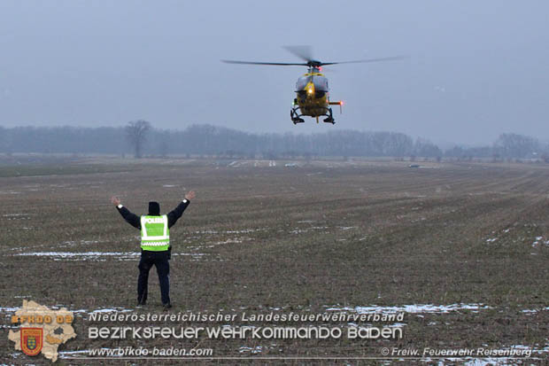 20181220 Schwerer Verkehrsunfall zwischen Reisenberg und Gramatneusiedl  Foto: © Freiwillige Feuerwehr Reisenberg