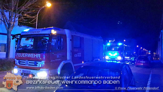 20181223 Gasaustritt in Pottendorf - Feuerwehr musste ein gesamtes Wohnobjekt evakuieren  Foto: © FF Pottendorf