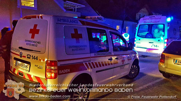 20181223 Gasaustritt in Pottendorf - Feuerwehr musste ein gesamtes Wohnobjekt evakuieren Foto: © FF Pottendorf 20181223 Gasaustritt in Pottendorf - Feuerwehr musste ein gesamtes Wohnobjekt evakuieren Foto: © FF Pottendorf