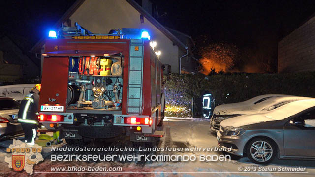 20190103 Brand in einer Tribuswinkler Reihenwohnhausanlage  Foto: © Stefan Schneider
