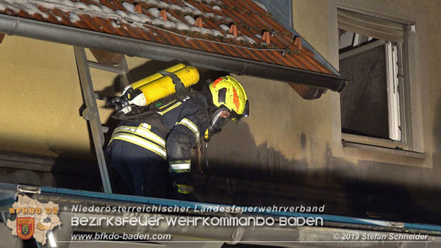 20190103 Brand in einer Tribuswinkler Reihenwohnhausanlage  Foto: © Stefan Schneider