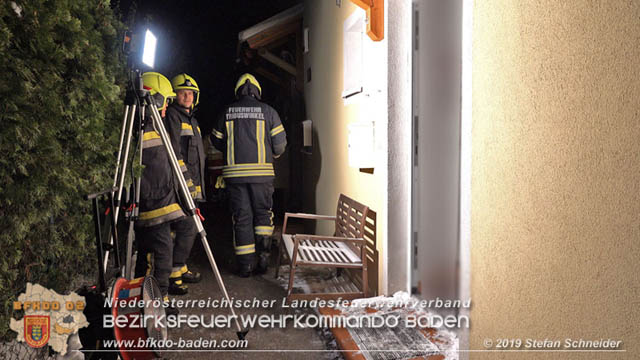 20190103 Brand in einer Tribuswinkler Reihenwohnhausanlage  Foto: © Stefan Schneider