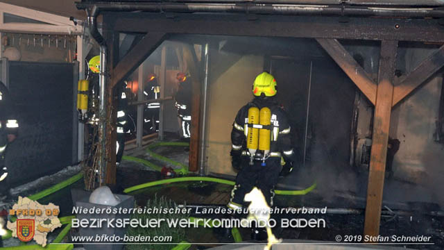 20190103 Brand in einer Tribuswinkler Reihenwohnhausanlage  Foto: © Stefan Schneider