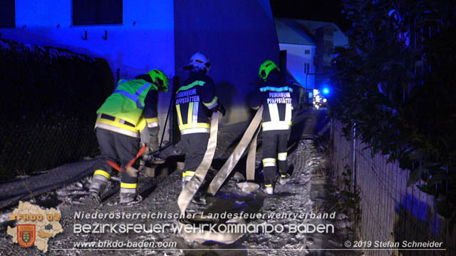 20190103 Brand in einer Tribuswinkler Reihenwohnhausanlage  Foto: © Stefan Schneider