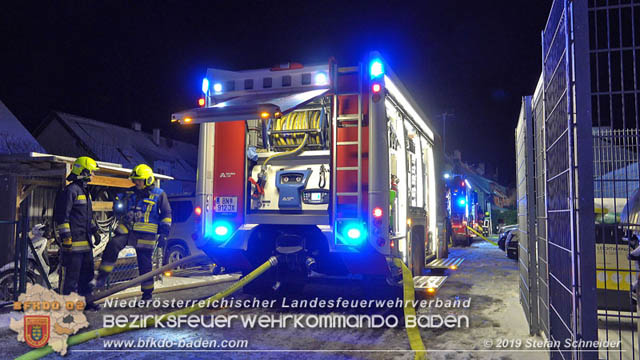 20190103 Brand in einer Tribuswinkler Reihenwohnhausanlage  Foto: © Stefan Schneider