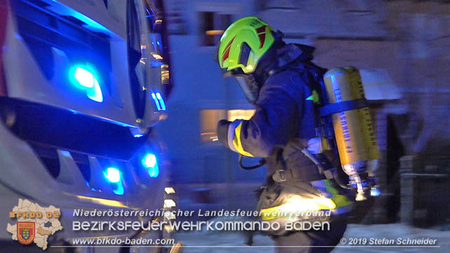 20190103 Brand in einer Tribuswinkler Reihenwohnhausanlage  Foto: © Stefan Schneider