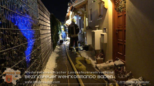 20190103 Brand in einer Tribuswinkler Reihenwohnhausanlage  Foto: © Stefan Schneider