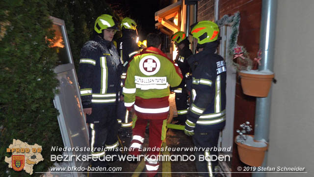 20190103 Brand in einer Tribuswinkler Reihenwohnhausanlage  Foto: © Stefan Schneider