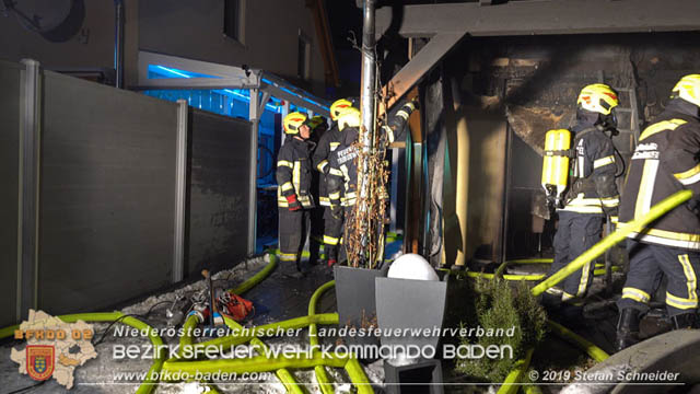 20190103 Brand in einer Tribuswinkler Reihenwohnhausanlage  Foto: © Stefan Schneider