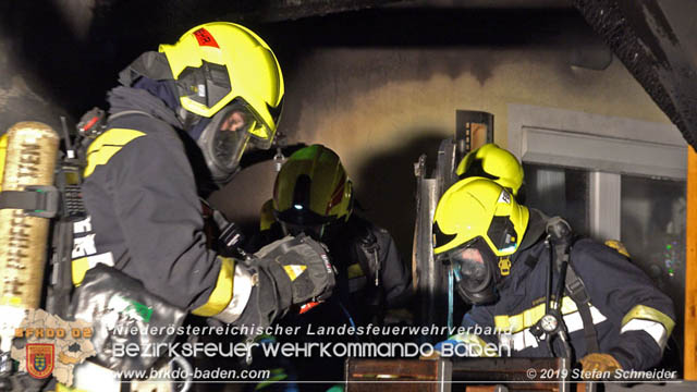 20190103 Brand in einer Tribuswinkler Reihenwohnhausanlage  Foto: © Stefan Schneider