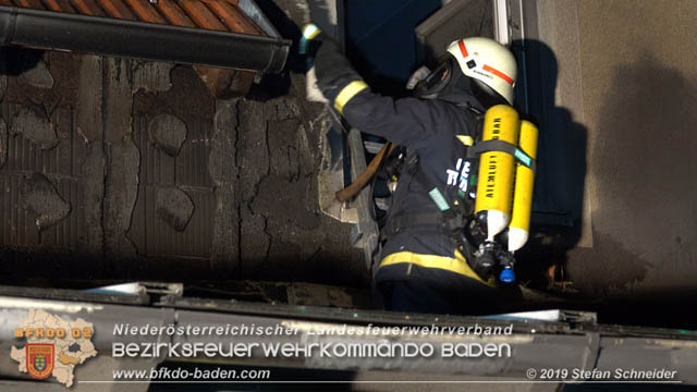 20190103 Brand in einer Tribuswinkler Reihenwohnhausanlage  Foto: © Stefan Schneider