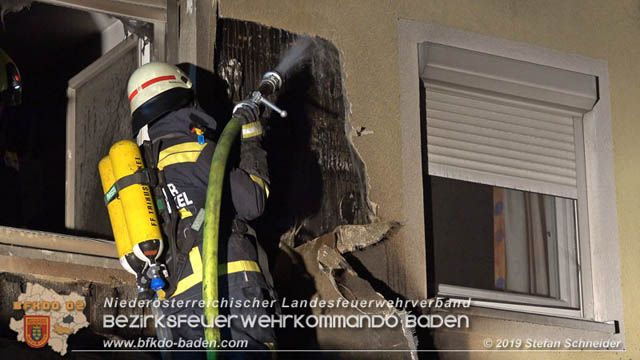 20190103 Brand in einer Tribuswinkler Reihenwohnhausanlage  Foto: © Stefan Schneider