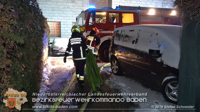 20190103 Brand in einer Tribuswinkler Reihenwohnhausanlage  Foto: © Stefan Schneider