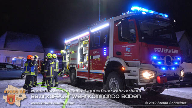 20190103 Brand in einer Tribuswinkler Reihenwohnhausanlage  Foto: © Stefan Schneider