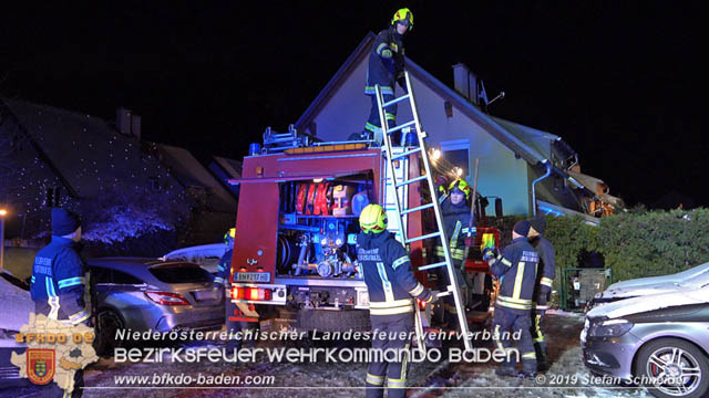 20190103 Brand in einer Tribuswinkler Reihenwohnhausanlage  Foto: © Stefan Schneider