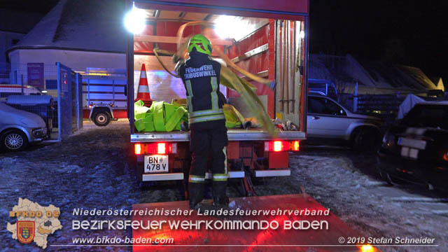 20190103 Brand in einer Tribuswinkler Reihenwohnhausanlage  Foto: © Stefan Schneider