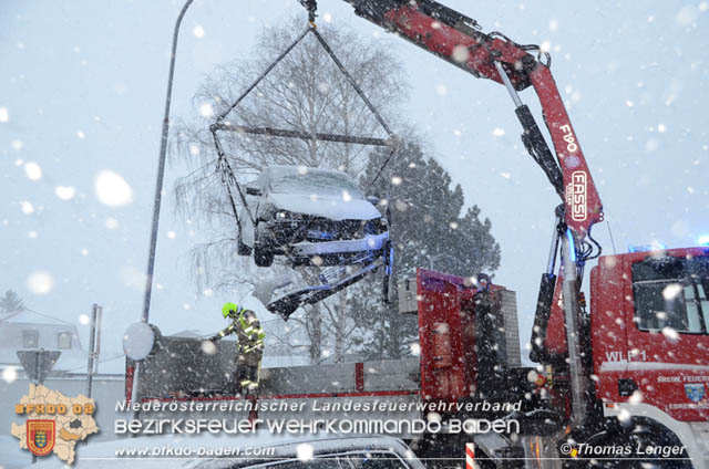 20190103 Verkehrsunfall bei dichtem Schneetreiben auf der L150  Foto: © Thomas Lenger