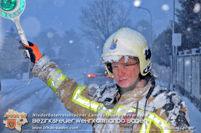 20190103 Verkehrsunfall bei dichtem Schneetreiben auf der L150  Foto: © Thomas Lenger