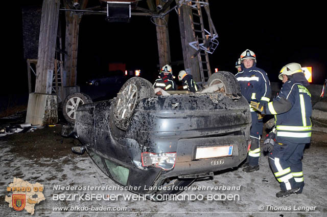 20190103 Schwerer Verkehrsunfall auf der LB60 X L155  Foto: © Thomas Lenger