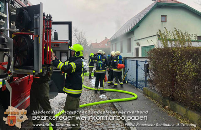 20190105 Küchenbrand in Schönau a.d.Triesting  Foto: © Freiwillige Feuerwehr Schönau