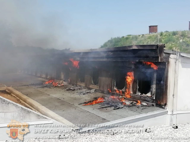 20190614 Großbrand Leobersdorf - Fotos: Bernd Taxberger, FF Leobersdorf, FF Bad Vöslau