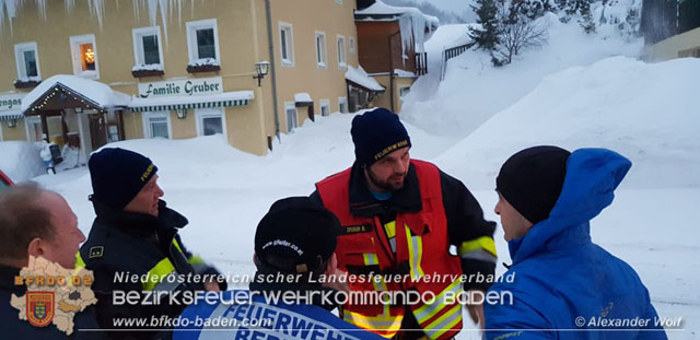 20190112 Katastrophen-Hilfsdiensteinsatz im Bezirk Lilienfeld  Foto: © Alexander Wolf
