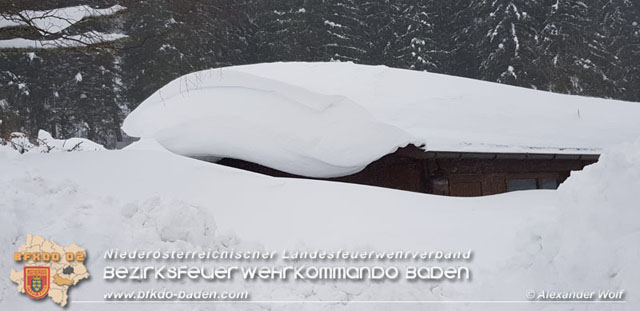 20190112 Katastrophen-Hilfsdiensteinsatz im Bezirk Lilienfeld  Foto: © Alexander Wolf