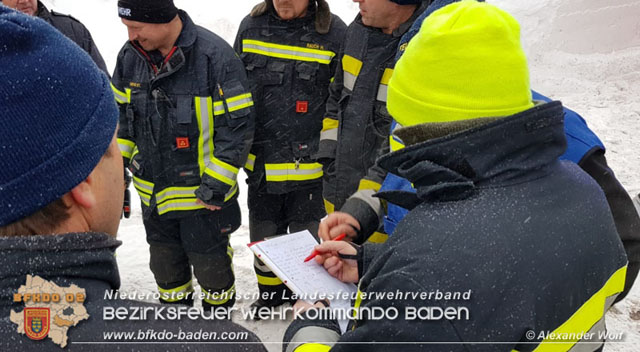 20190112 Katastrophen-Hilfsdiensteinsatz im Bezirk Lilienfeld  Foto: © Alexander Wolf