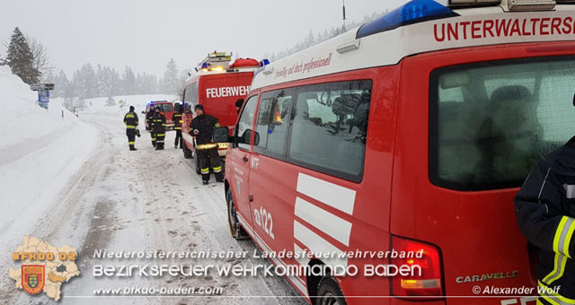 20190112 Katastrophen-Hilfsdiensteinsatz im Bezirk Lilienfeld  Foto: © Alexander Wolf
