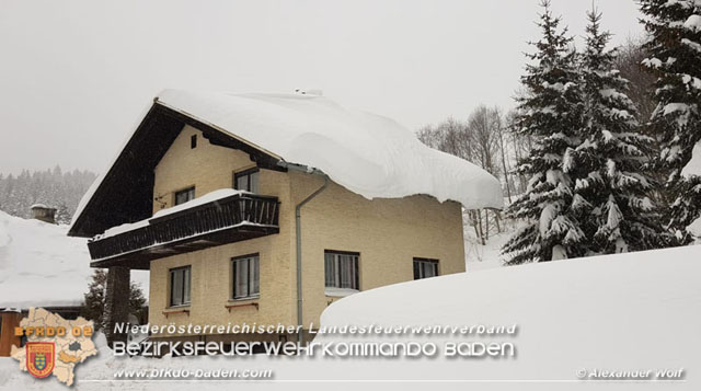 20190112 Katastrophen-Hilfsdiensteinsatz im Bezirk Lilienfeld  Foto: © Alexander Wolf