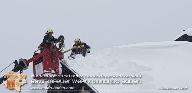 20190112 Katastrophen-Hilfsdiensteinsatz im Bezirk Lilienfeld  Foto: © Alexander Wolf