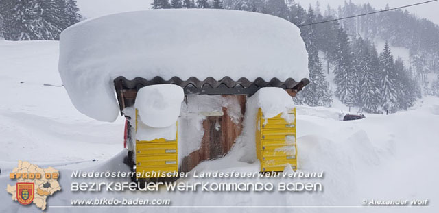 20190112 Katastrophen-Hilfsdiensteinsatz im Bezirk Lilienfeld  Foto: © Alexander Wolf