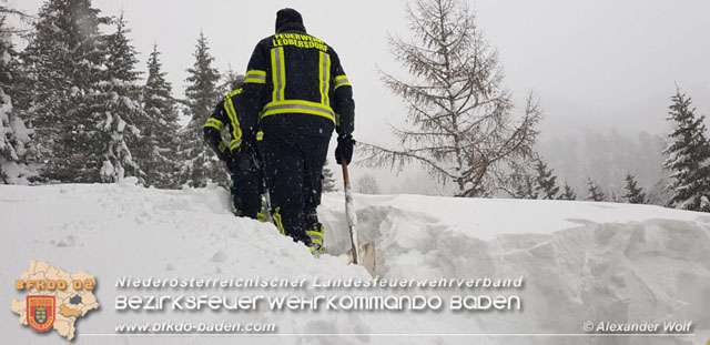 20190112 Katastrophen-Hilfsdiensteinsatz im Bezirk Lilienfeld  Foto: © Alexander Wolf