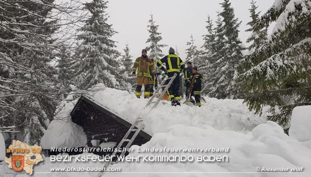 20190112 Katastrophen-Hilfsdiensteinsatz im Bezirk Lilienfeld  Foto: © Alexander Wolf