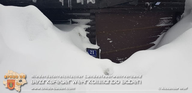 20190112 Katastrophen-Hilfsdiensteinsatz im Bezirk Lilienfeld  Foto: © Alexander Wolf