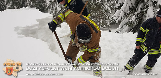 20190112 Katastrophen-Hilfsdiensteinsatz im Bezirk Lilienfeld  Foto: © Alexander Wolf